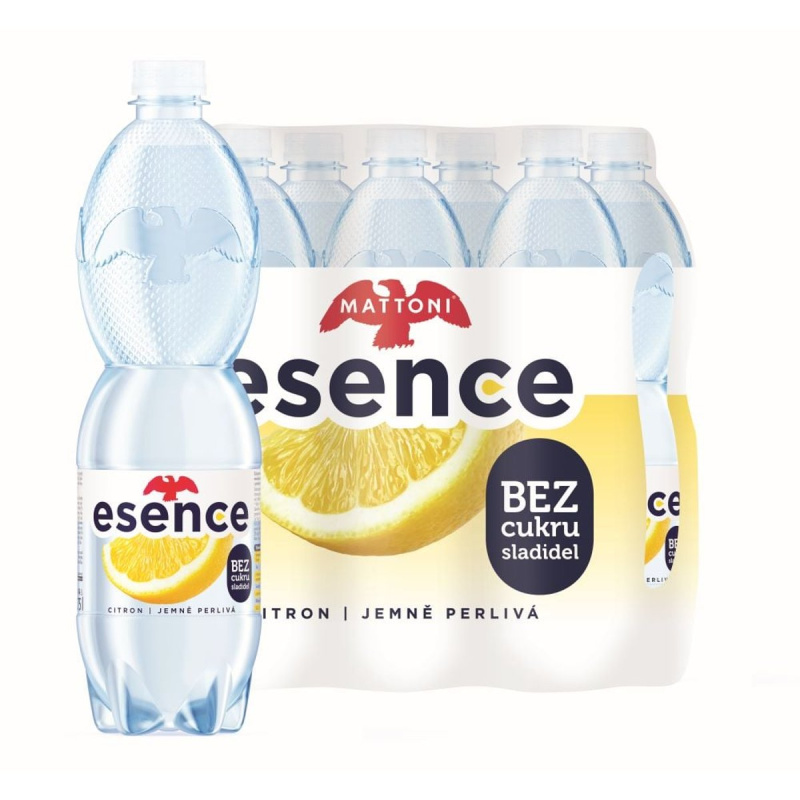 Mattoni Esence citronu jemně perlivá (6x0,75l)