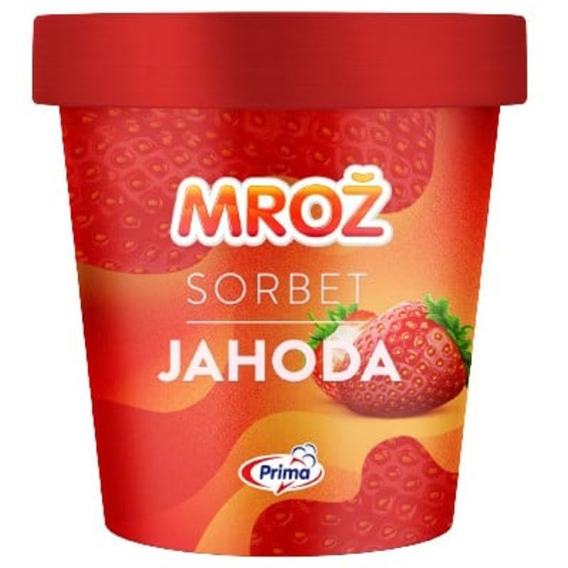 Mrož sorbet jahoda