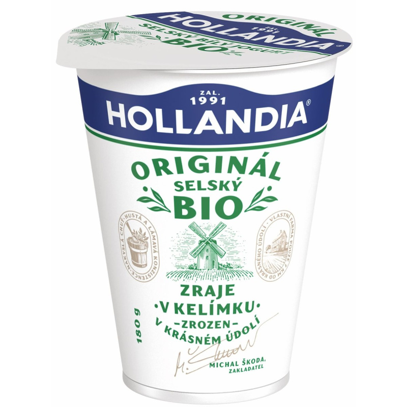 Hollandia BIO Selský jogurt bílý 3,5%