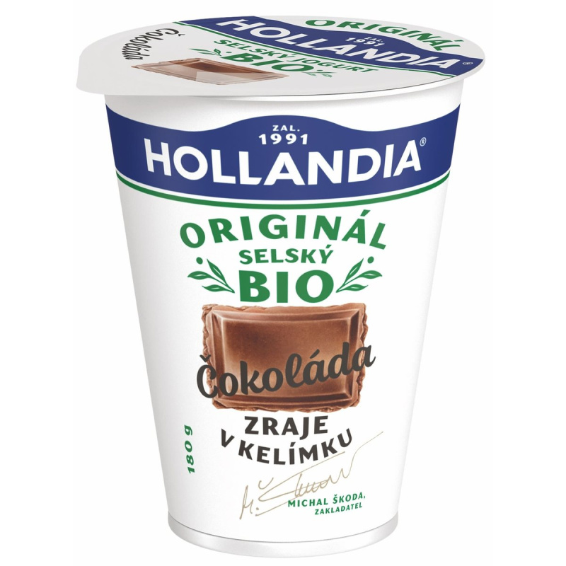 Hollandia BIO Selský jogurt čokoláda 2,8%
