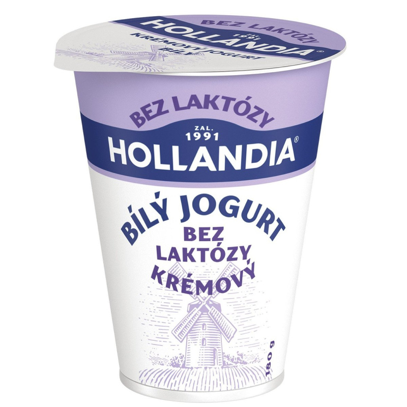 Hollandia Krémový jogurt bílý 0,01% laktózy