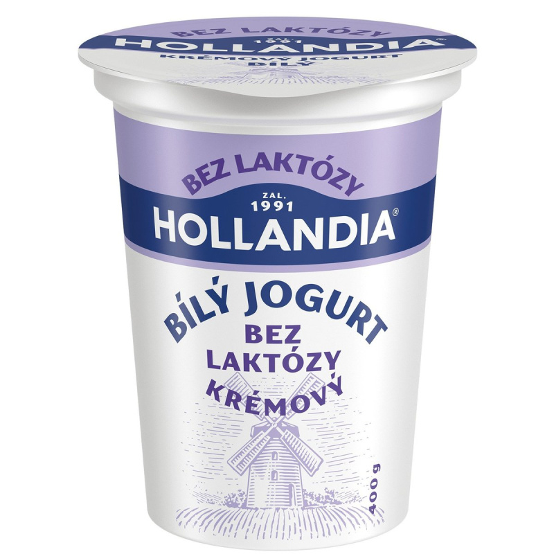Hollandia Krémový jogurt bílý 0,01% laktózy