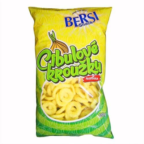 Bersi snack cibulové kroužky 120g