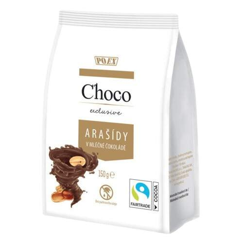 POEX Choco Exclusive Arašídy v mléčné čokoládě 150 g