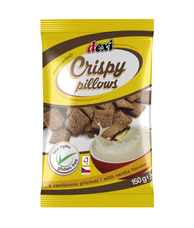 Dexi Crispy pillows s vanilkovou příchutí
