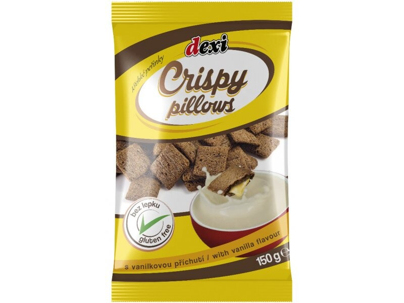 Dexi Crispy pillows s vanilkovou příchutí