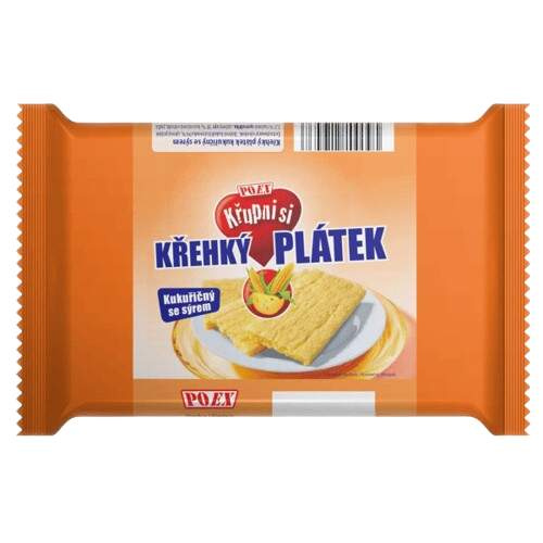 POEX Křehký plátek kukuřičný se sýrem 65 g