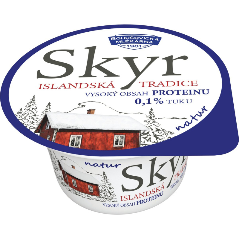 Bohušovická mlékárna Skyr 0,1 % natur