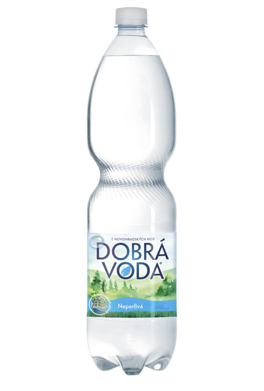 Minerální voda Dobrá voda - neperlivá, 6 x 1,5 l