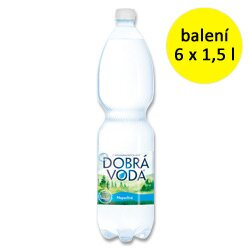 Dobrá voda - neperlivá voda - 6 × 1,5 l