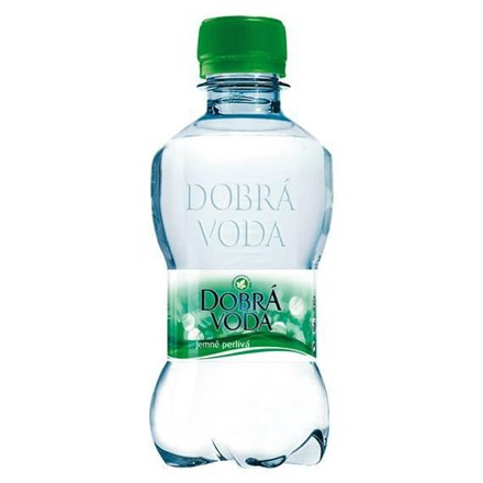Minerální voda Dobrá voda jemně perlivá, 8x 0,25 l