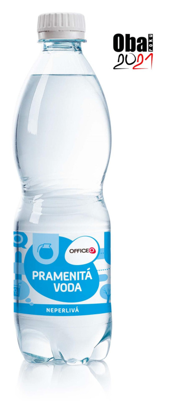 OFFICEO Pramenitá voda Office Depot - neperlivá, 8 x 0,5 l