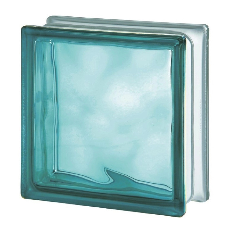Luxfera Glassblocks turquoise 19x19x8 cm 1908WTURQUOISE