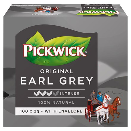 PICKWICK Čaj černý Earl grey 100 x 2 g