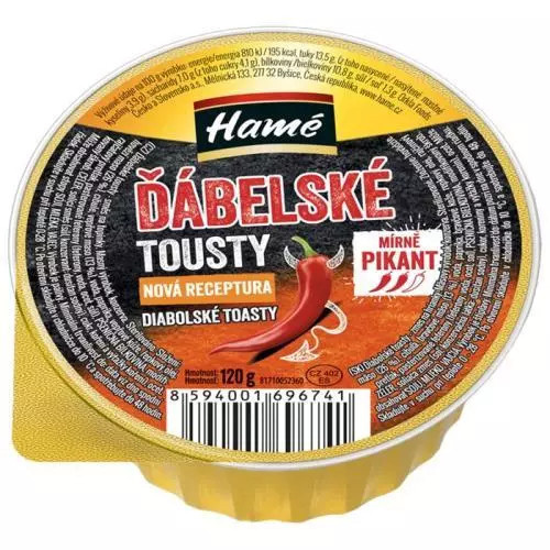 Hamé Ďábelské tousty směs na topinky