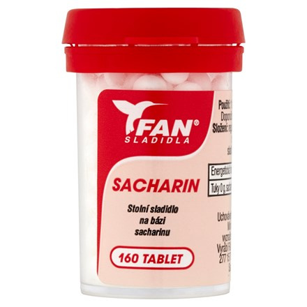 Fan Sacharin Sladidlo potravinářské 20 x 10 g