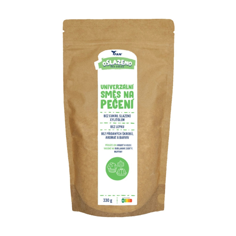 FAN sladidla Oslazeno bez cukru Univerzální směs na pečení 330 g