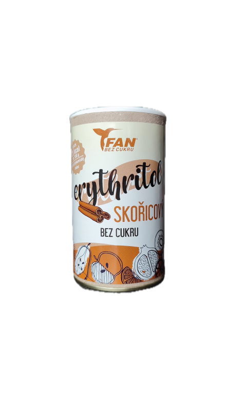 FAN sladidla Erythritol skořicový 150 g