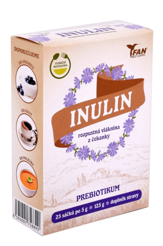 Country Life Inulin Rozpustná vláknina 25x5g