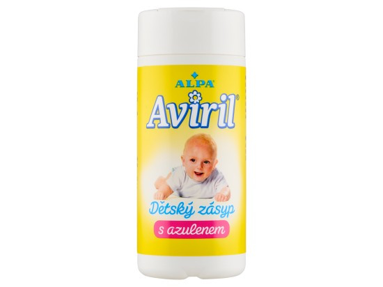 Aviril dětský zásyp s azulenem sypačka 100g