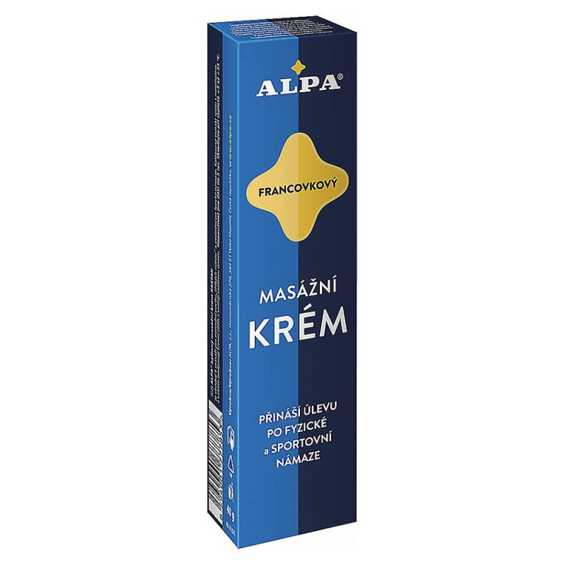 Alpa francovkový masážní krém 40g