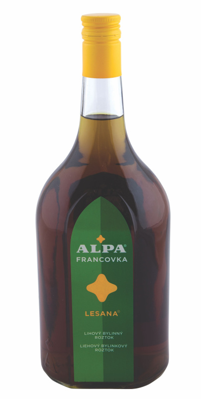 Alpa Francovka bylinný lihový roztok Lesana 1000 ml