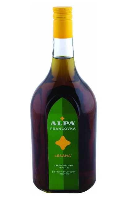 Alpa Francovka bylinný lihový roztok Lesana 1000 ml
