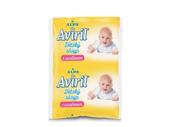 Aviril dětský zásyp s azulenem sáček 100g