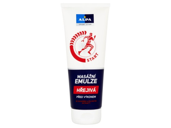 Alpa Masážní emulze hřejivá 210 ml