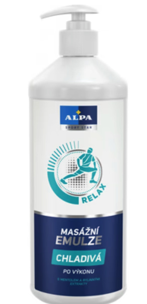 ALPA Masážní emulze CHLADIVÁ, 1000 ml