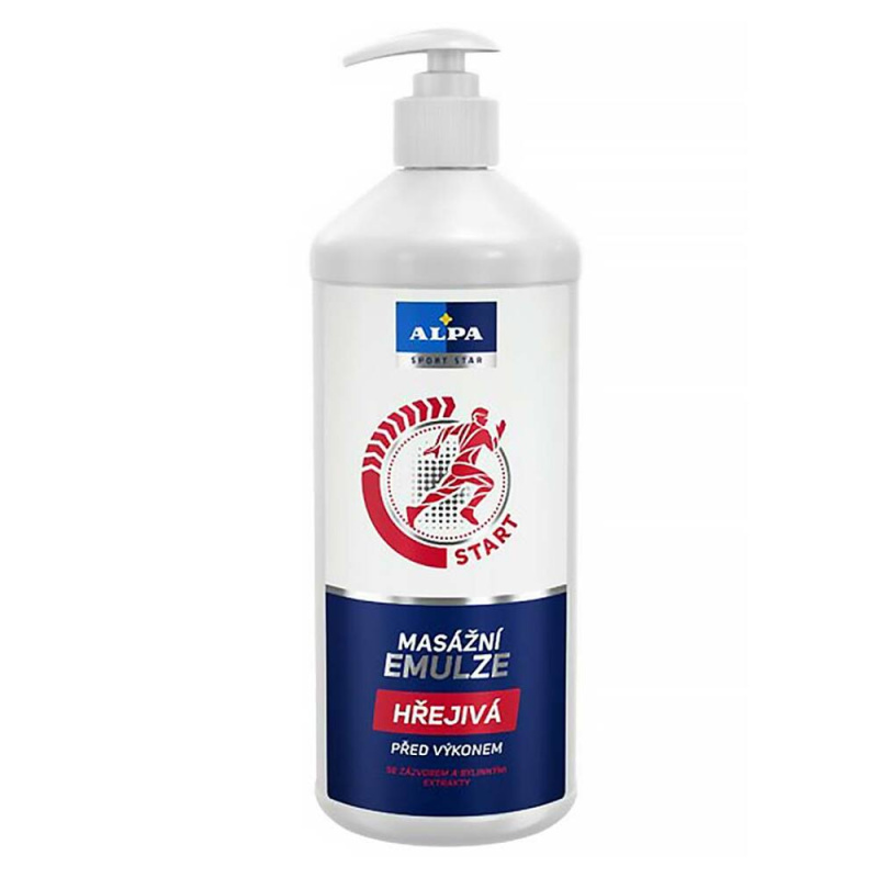 ALPA Masážní emulze HŘEJIVÁ, 1000 ml