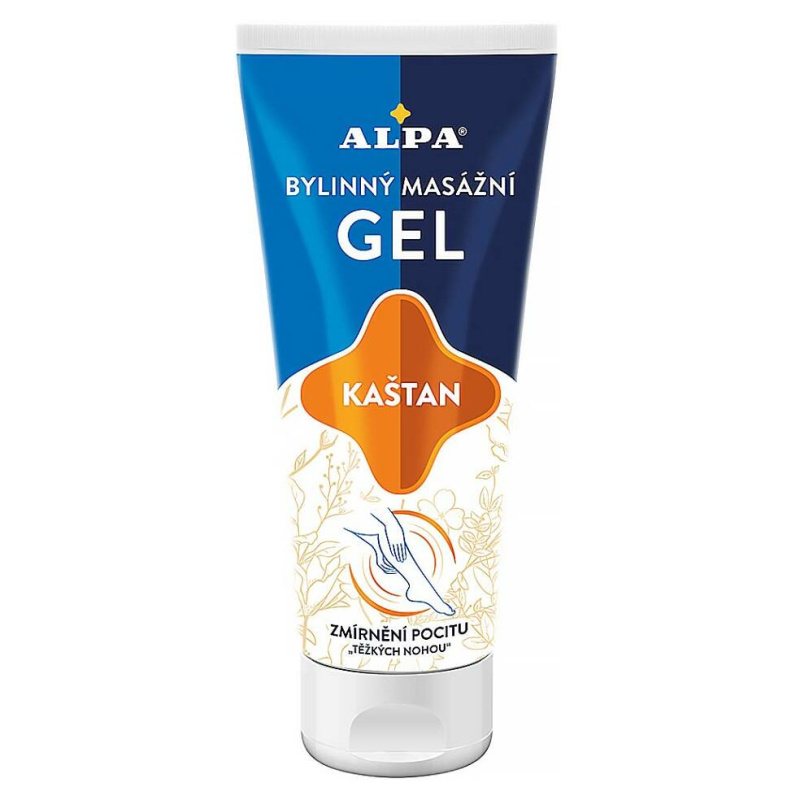 Alpa bylinný masážní gel kaštan 100ml