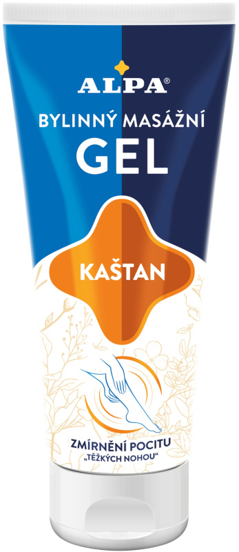 Alpa bylinný masážní gel kaštan 100ml