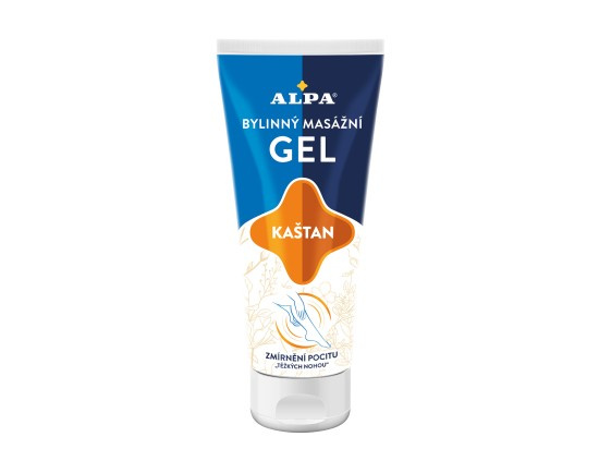 Alpa bylinný masážní gel kaštan 100ml