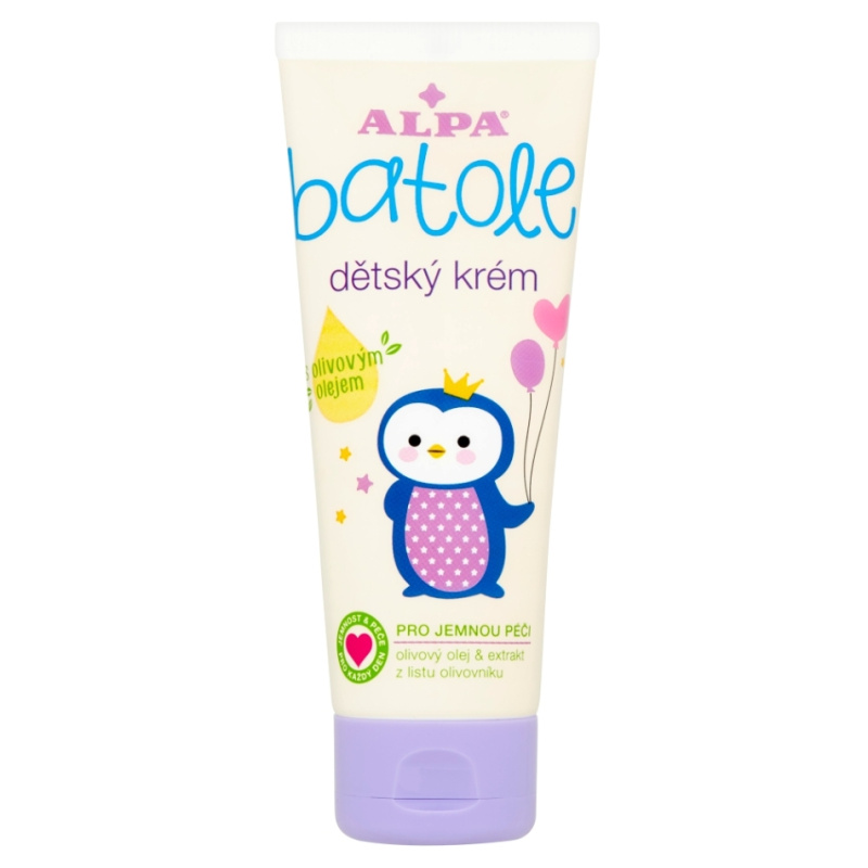 Alpa Batole Krém s olivovým olejem krém pro děti s olivovým olejem 75 ml
