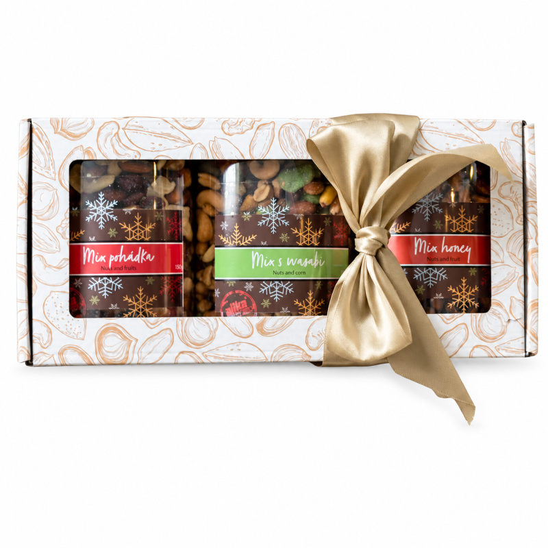 Mix ořechů a sušeného ovoce - dárkové balení - 1500 g