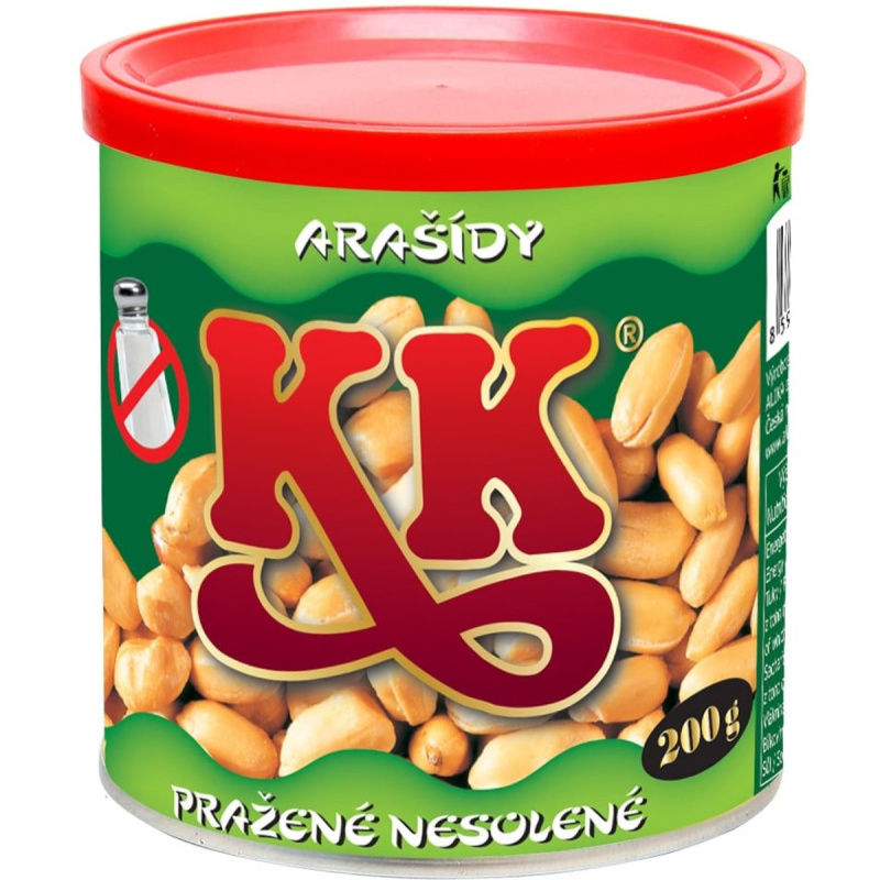 K&K Arašídy pražené nesolené