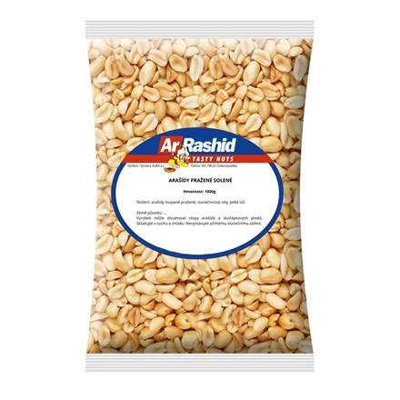 ArRashid Arašídy pražené solené 1 kg