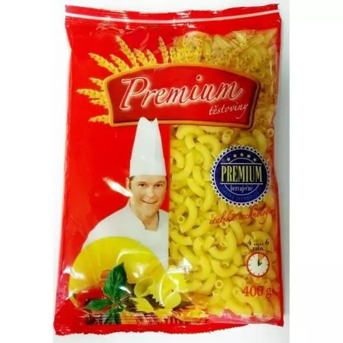 Premium těstoviny malá kolínka bezvaječné 400g