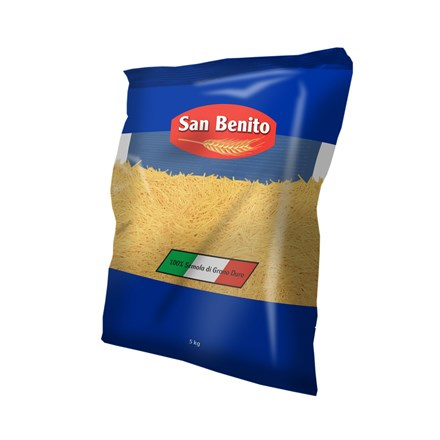 San Benito Nudle semolinové vlasové 5 kg
