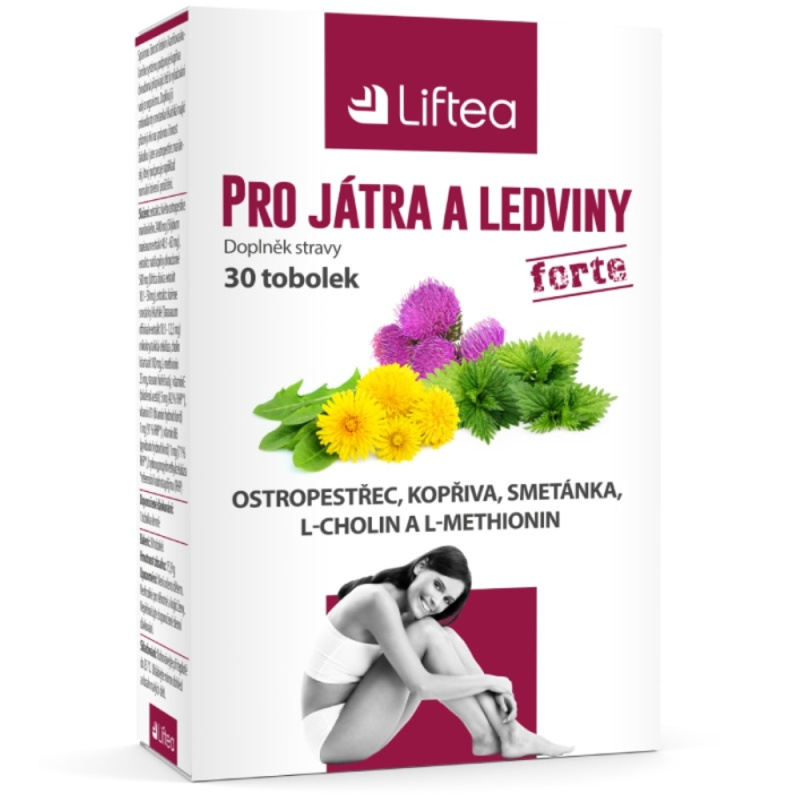 LIFTEA pro játra a ledviny 30 tobolek