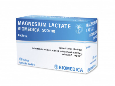 MAGNESIUM LACTATE BIOMEDICA 500MG Tableta 100
