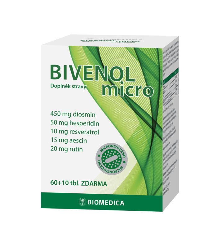 BIOMEDICA Bivenol micro 60 + 10 tablet ZDARMA
