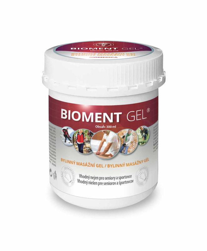 Biomedica Bioment gel masážní gel 300 ml