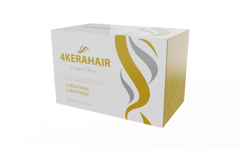 BIOMEDICA 4KERAHAIR kolagen drink s keratinem 30 sáčků