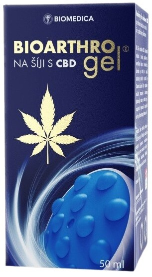 Biomedica BIOARTHRO gel na šíji s CBD 50 ml