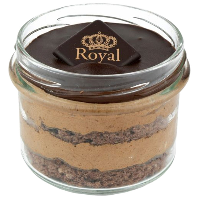 Ovocný Světozor Royal dort ve skleničce