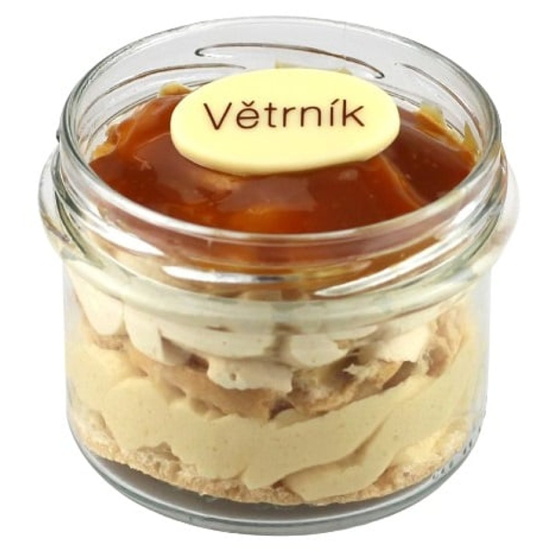 Ovocný Světozor Větrník se slaným karamelem dezert