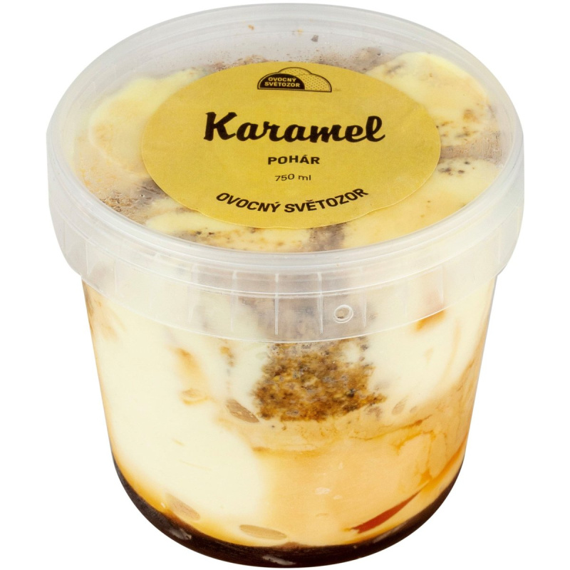 Ovocný Světozor Pohár karamel