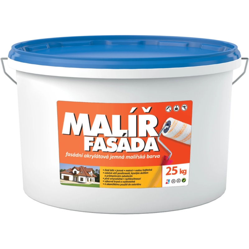 Malíř Fasáda bílá, 25 kg